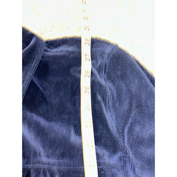 Lazy Oaf Mens Corduroy Navy Blue Jacket Shaket M - Picture 5 of 9